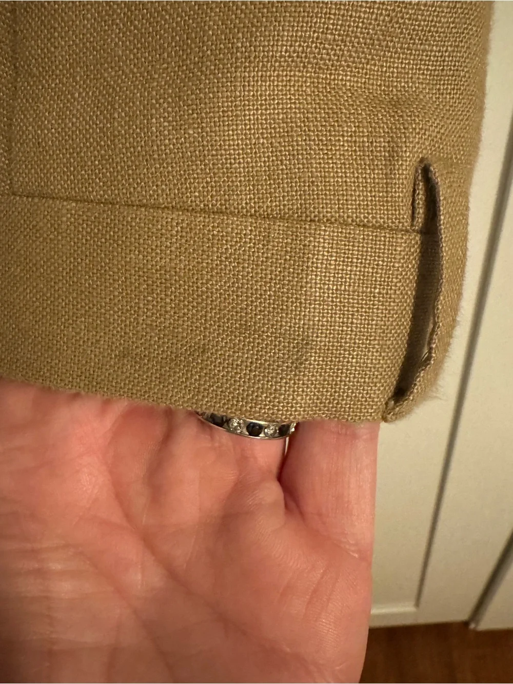 J. Crew Ludlow Men's Tan Linen Trousers